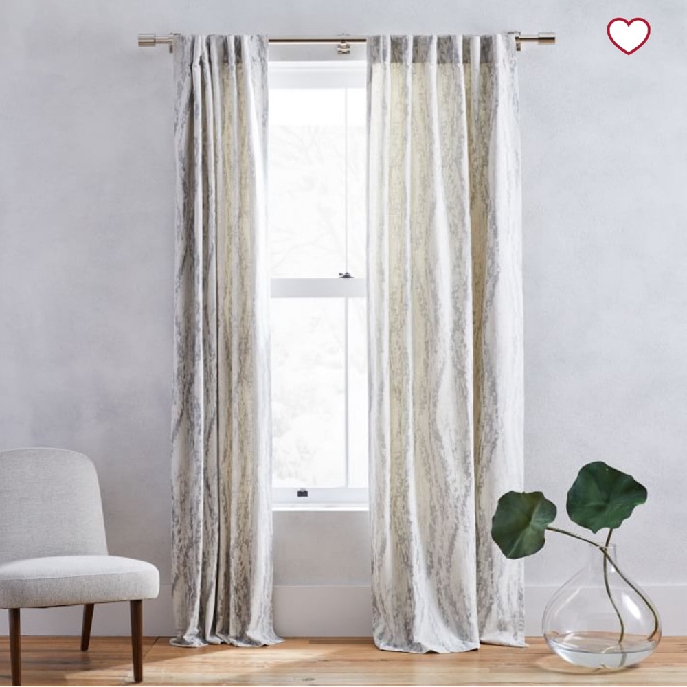 West Elm blackout curtain panels